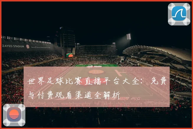 世界足球比赛直播平台大全:免费与付费观看渠道全解析